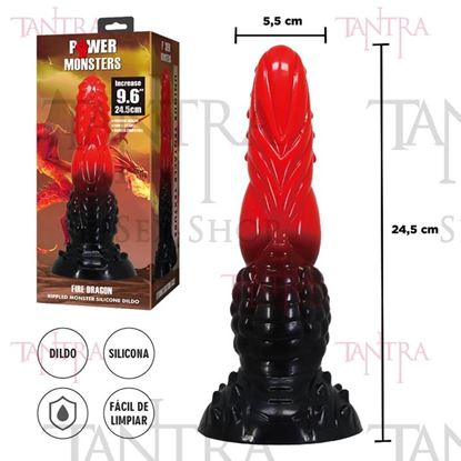 Dildo Monster con sopapa de silicona